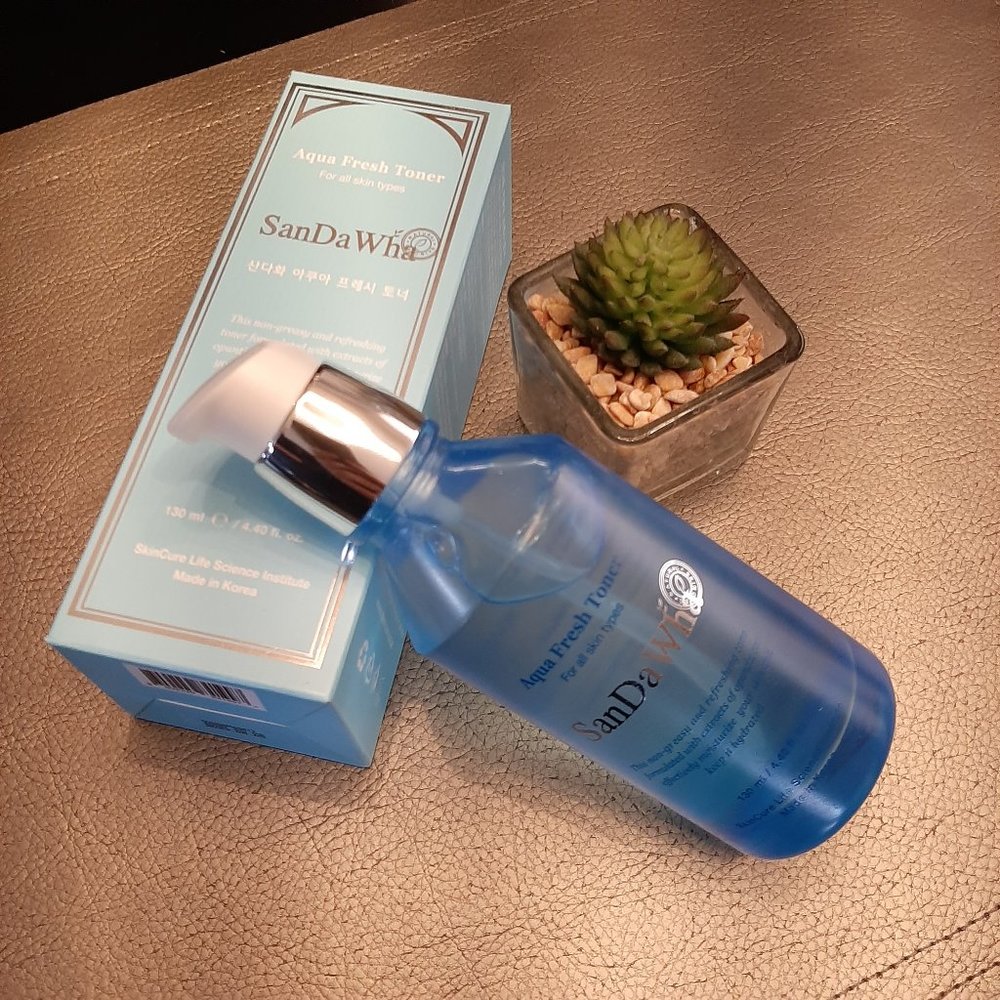 NWT Sandawha Aqua Fresh Toner 130 ml/4.40 fl oz